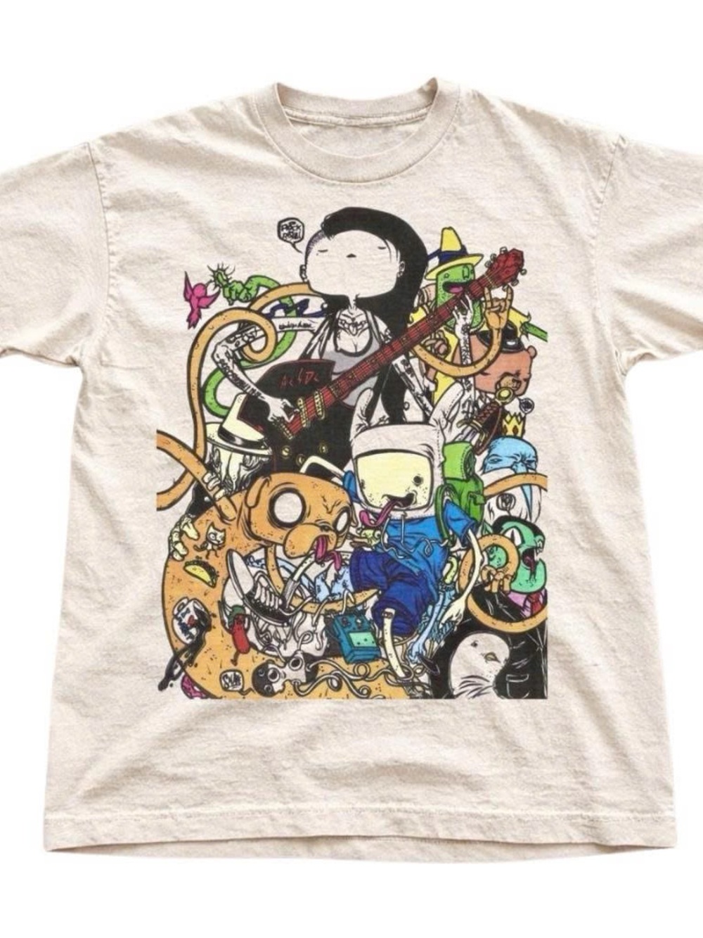 Cream Graphic Adventure Tee